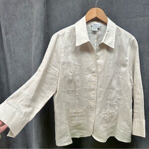 Puli linen shirt natural size 12/42